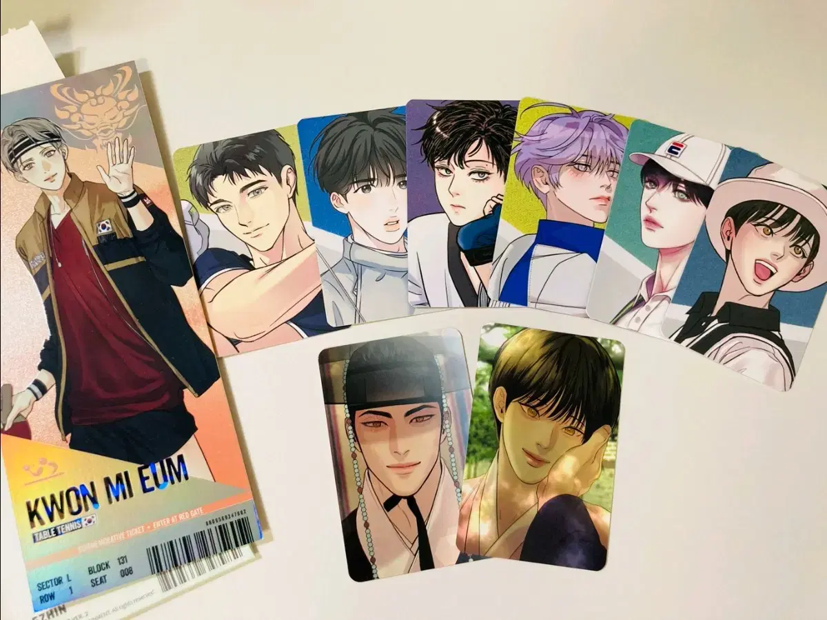 (Bulk) Team Lejin, Yahwa Book Photocard Kard + Aesop Kwon Mi-Eum Match Ticket