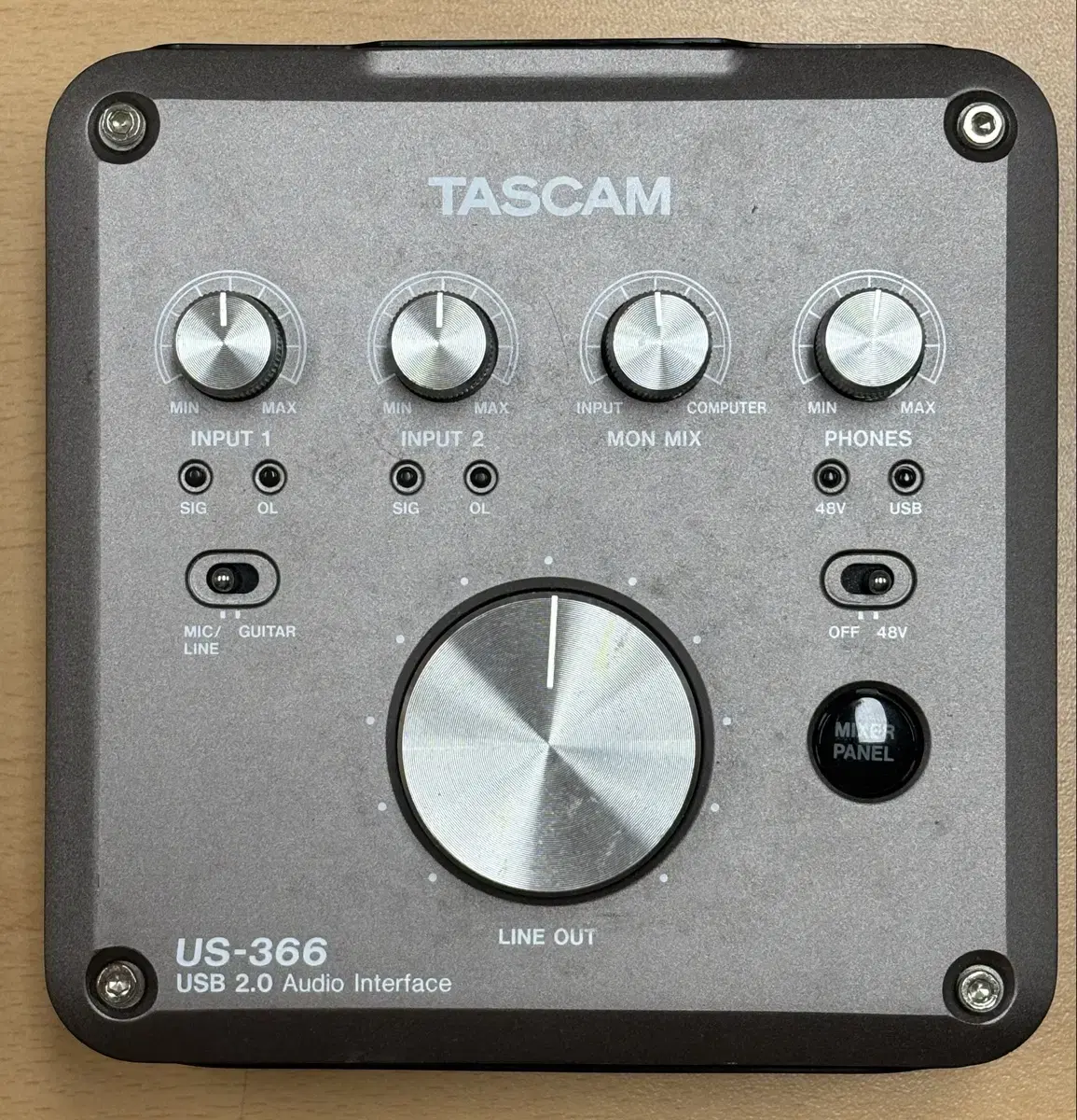 TASCAM US-366 오디오인터페이스