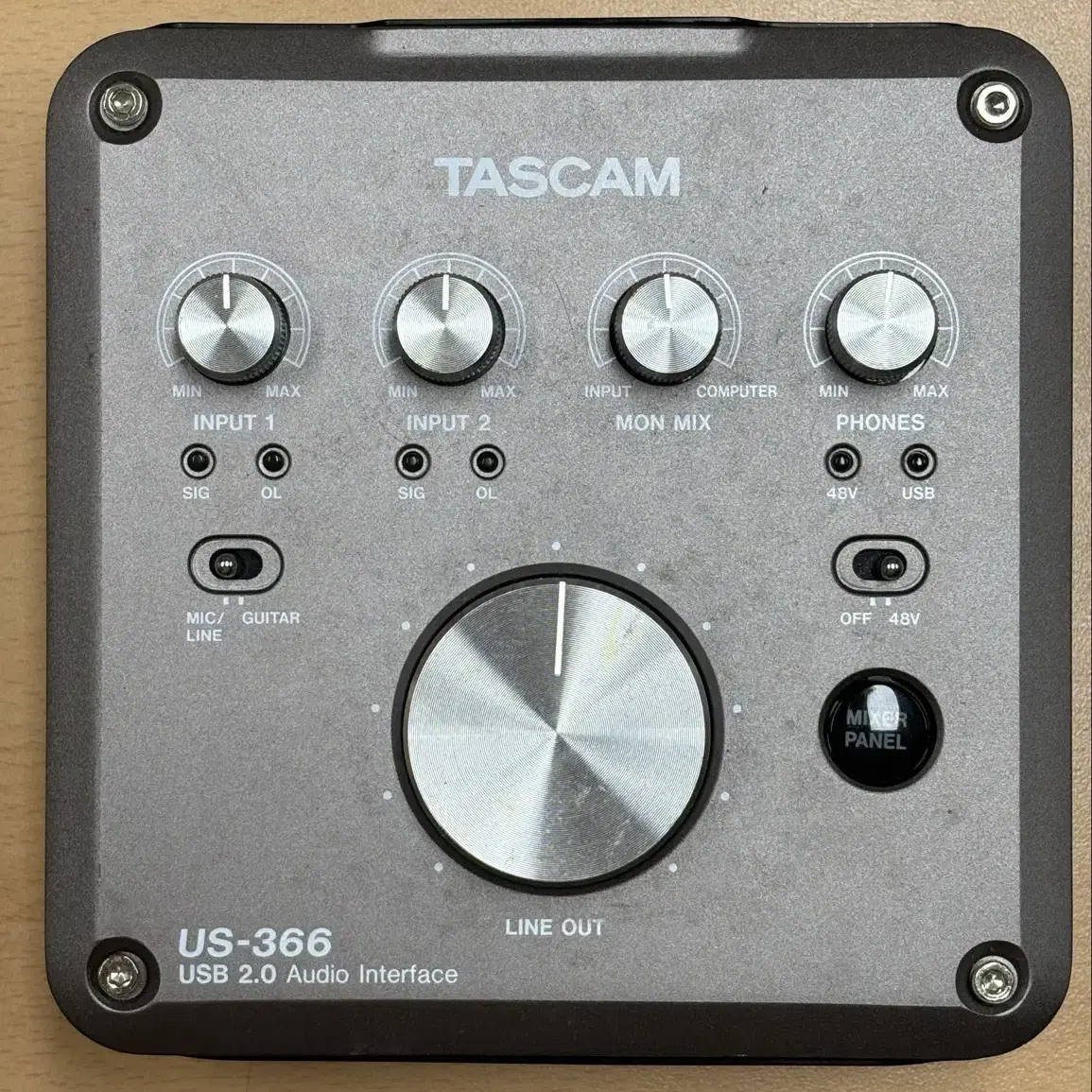 TASCAM US-366 오디오인터페이스