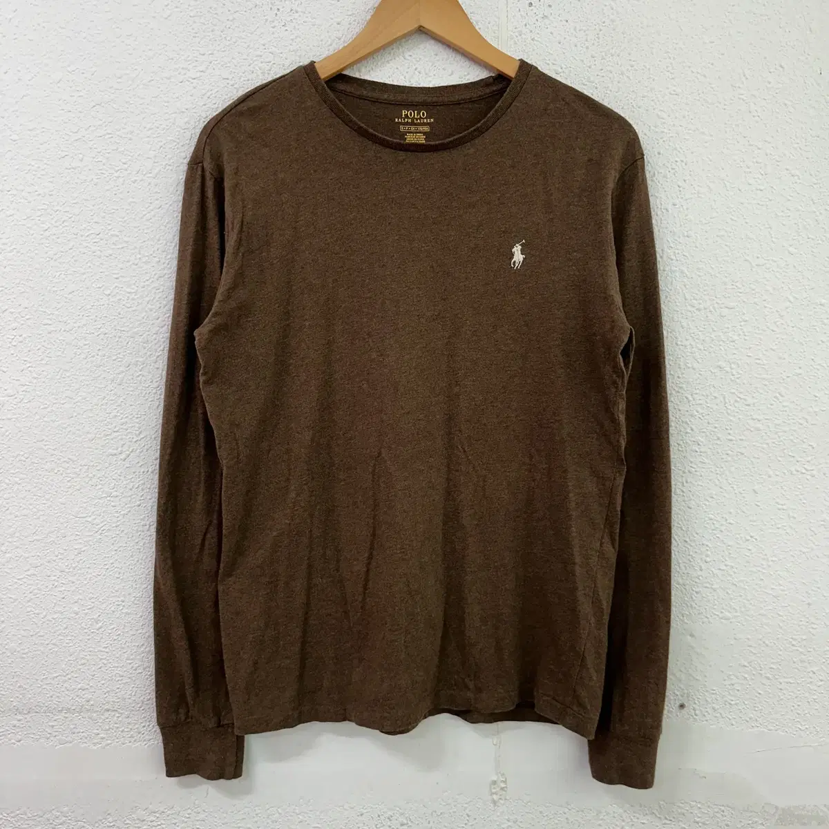 [S] Polo Ralph Lauren Men's Long-sleeved T-shirt Brown 0789