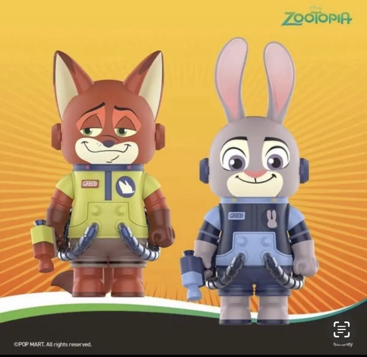 Popmart X Space Molly 100% Zootopia limited edition unsealed