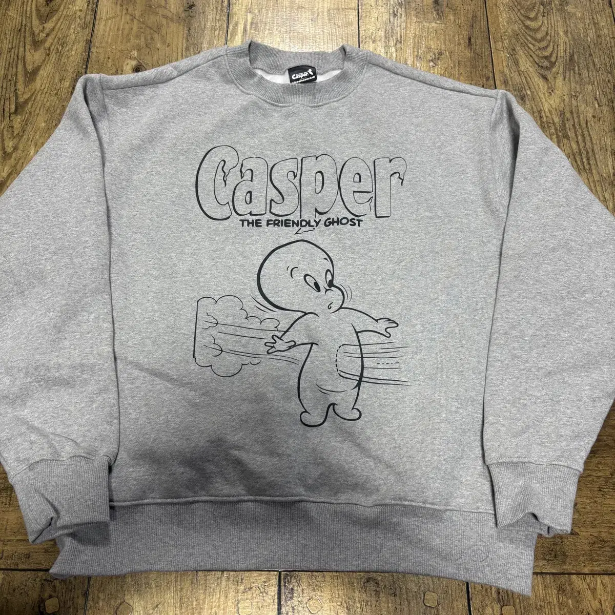 CASPER Long-sleeved T-shirt long-sleeved gray color long-sleeved T-shirt size S