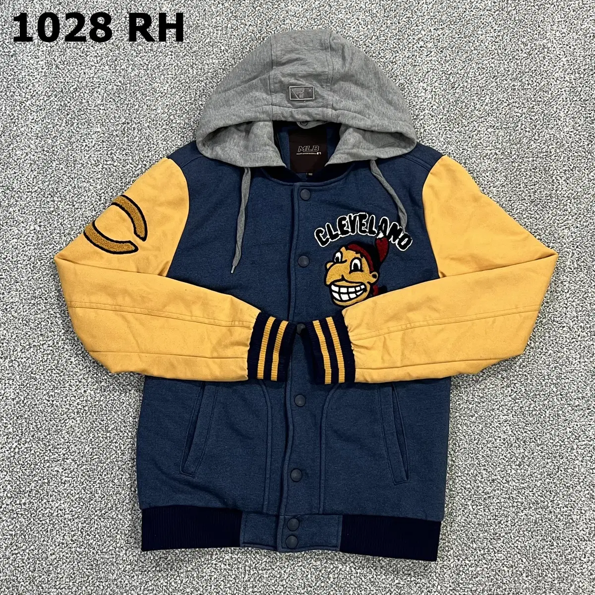 [100] MLB M.L.B. Cleveland Stadium Varsity Jacket Colorway 028RH