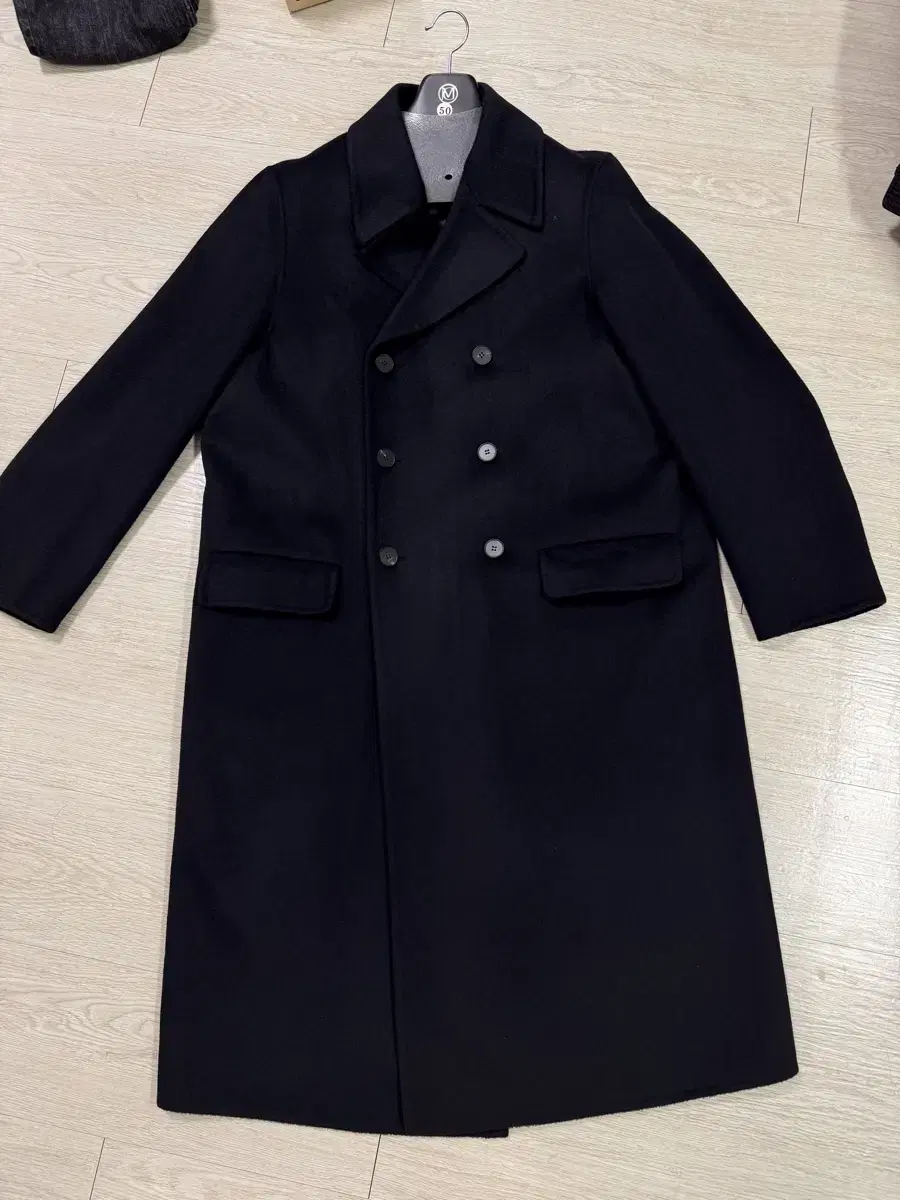 23F/W Mamagari Boned Coat 50 Dark Navy