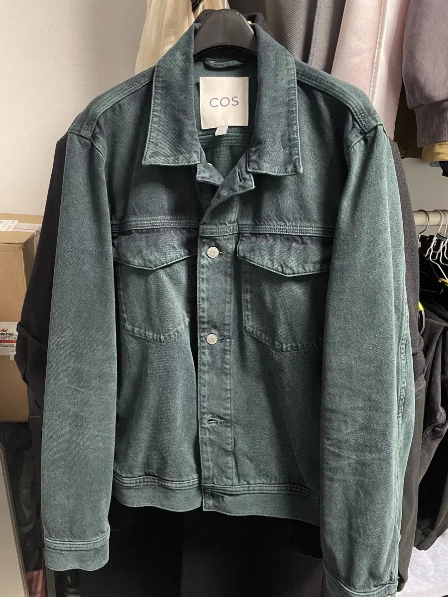 COS Two-Tone Denim Jacket