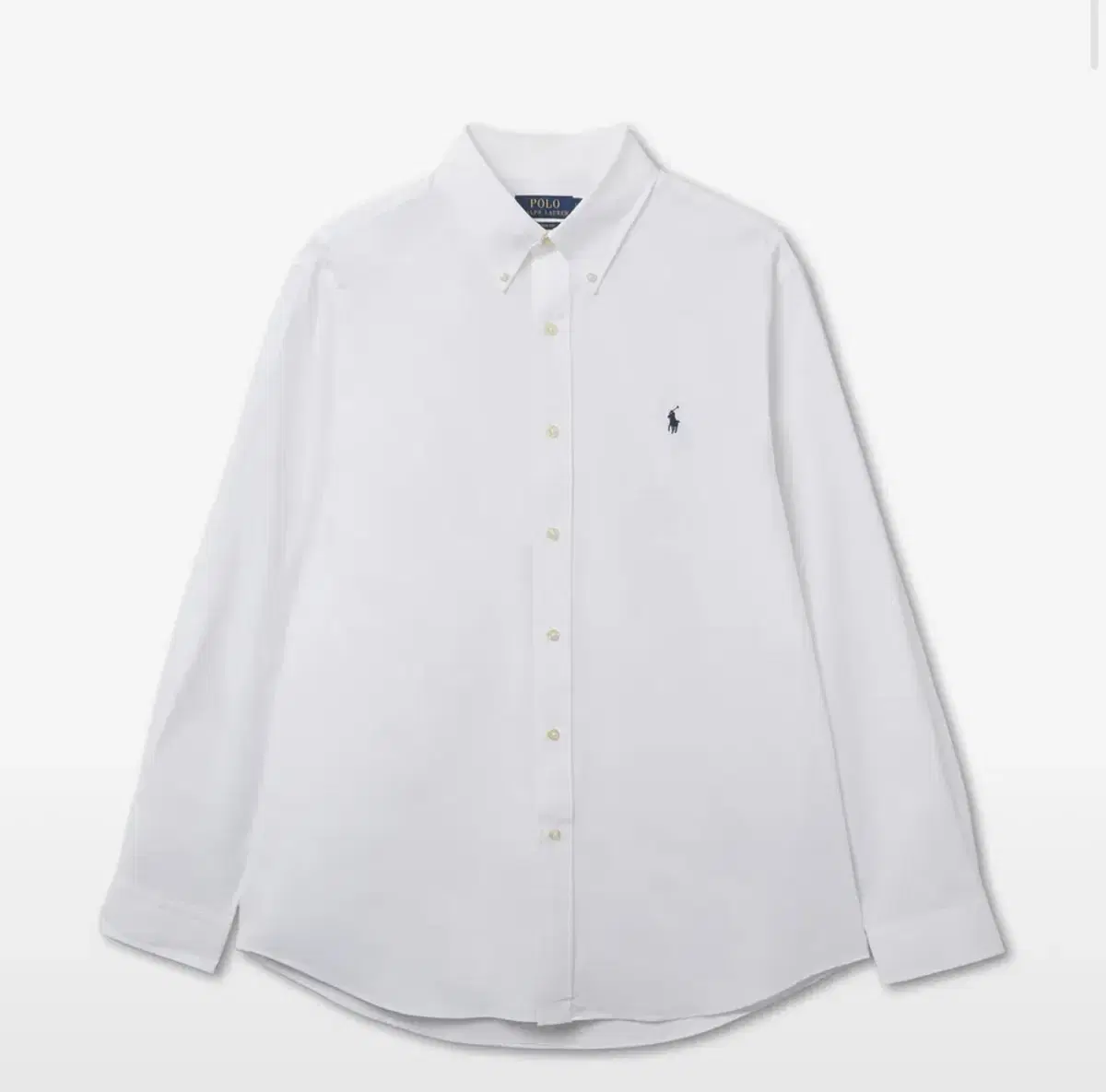 Polo Poplin Shirt White L