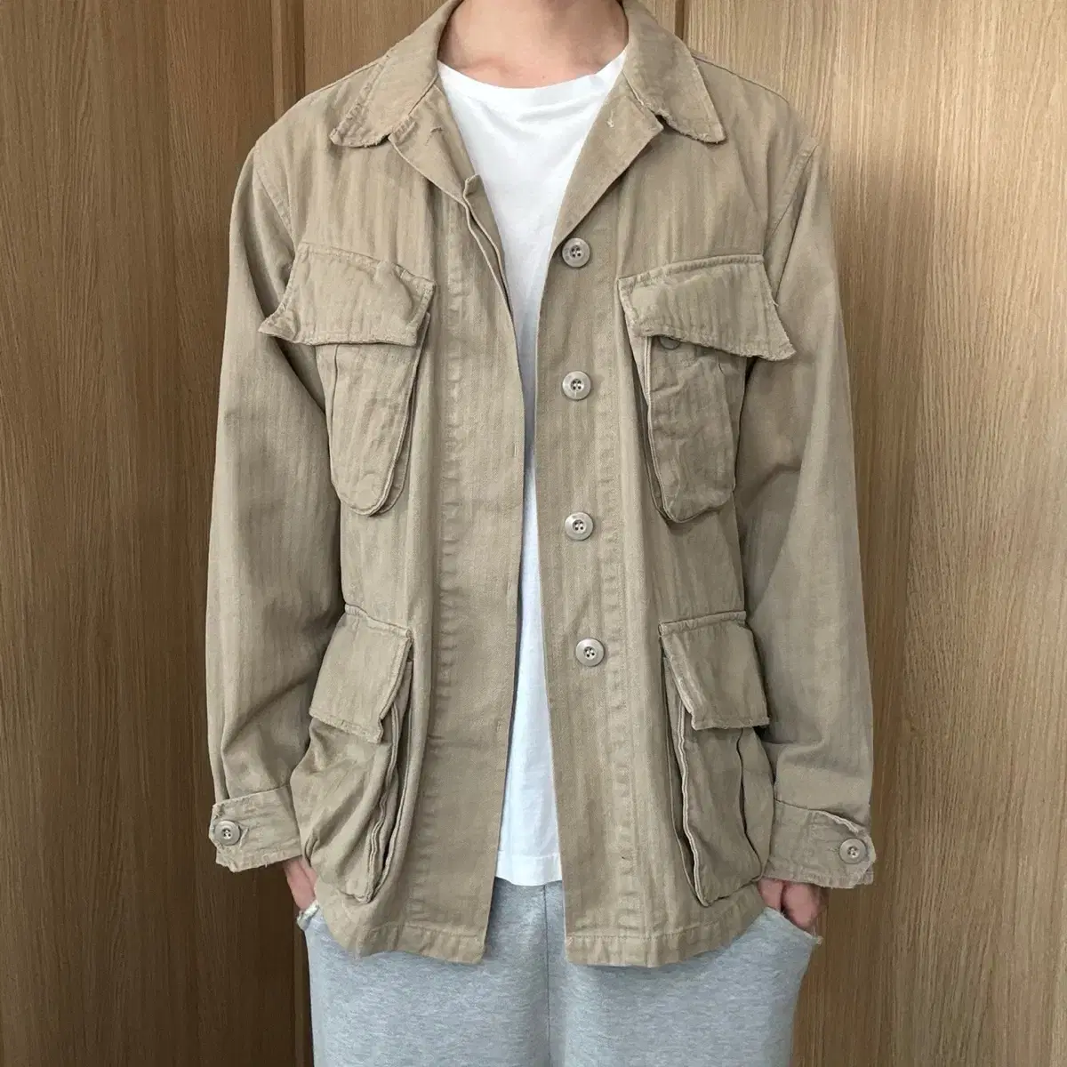 Vintage Multipocket Overcoat BDU Jacket L