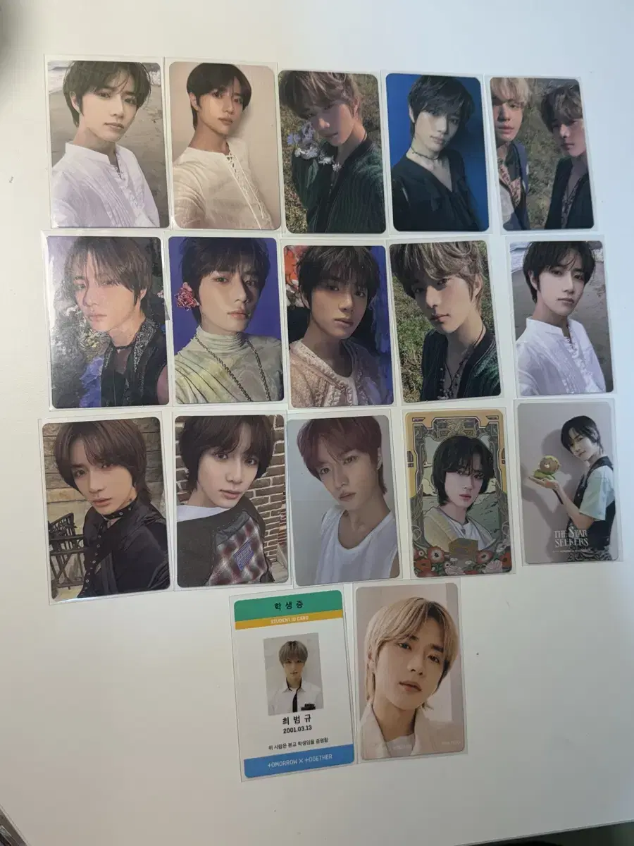 disposition)tuvatu beomgyu photocard sell prefontationweverse m2u sapaste ld gravity