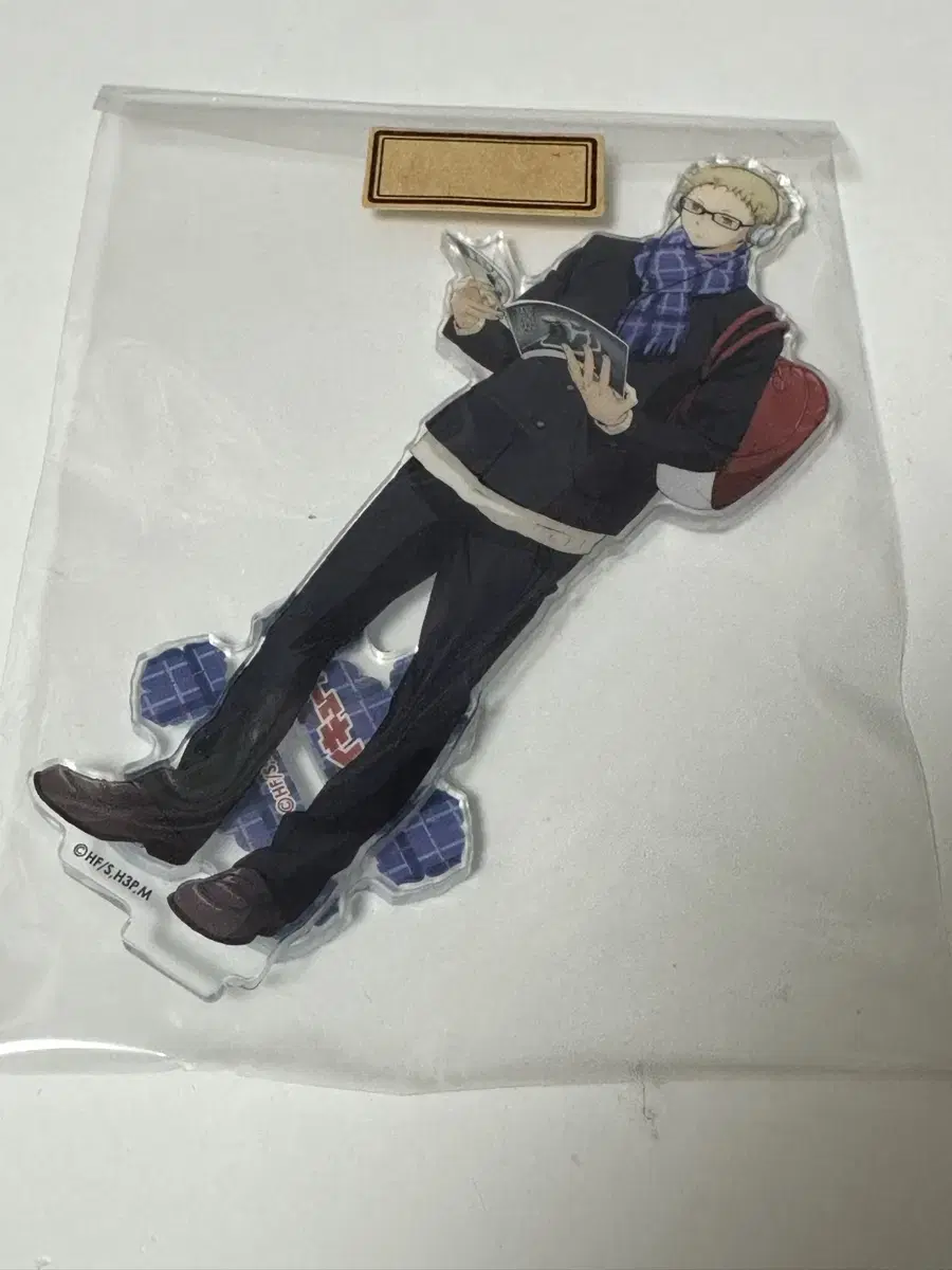 Today only this price!!!) haikyuu Tsukishima Kei Winter Acrylic Stand