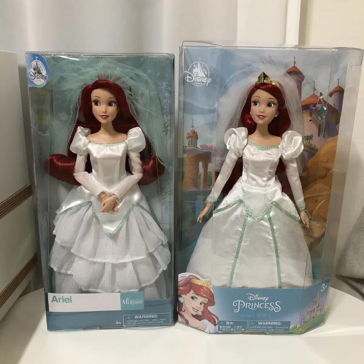 Two Genuine Disney Wedding Little Mermaid Ariels