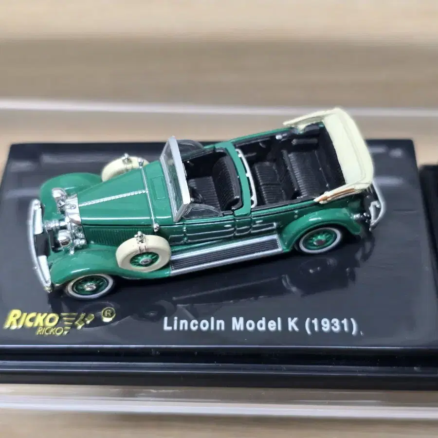 1:87 Lincoln Model K(1931) 그린 미니카/다이캐스트