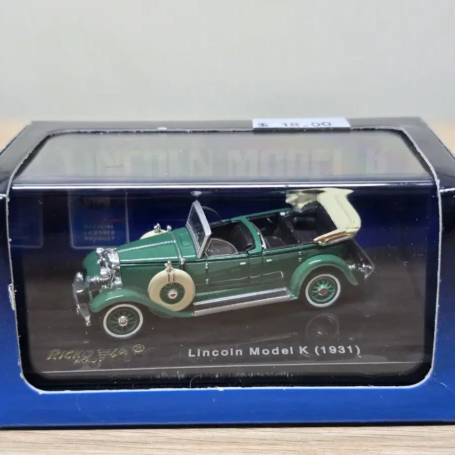 1:87 Lincoln Model K(1931) 그린 미니카/다이캐스트