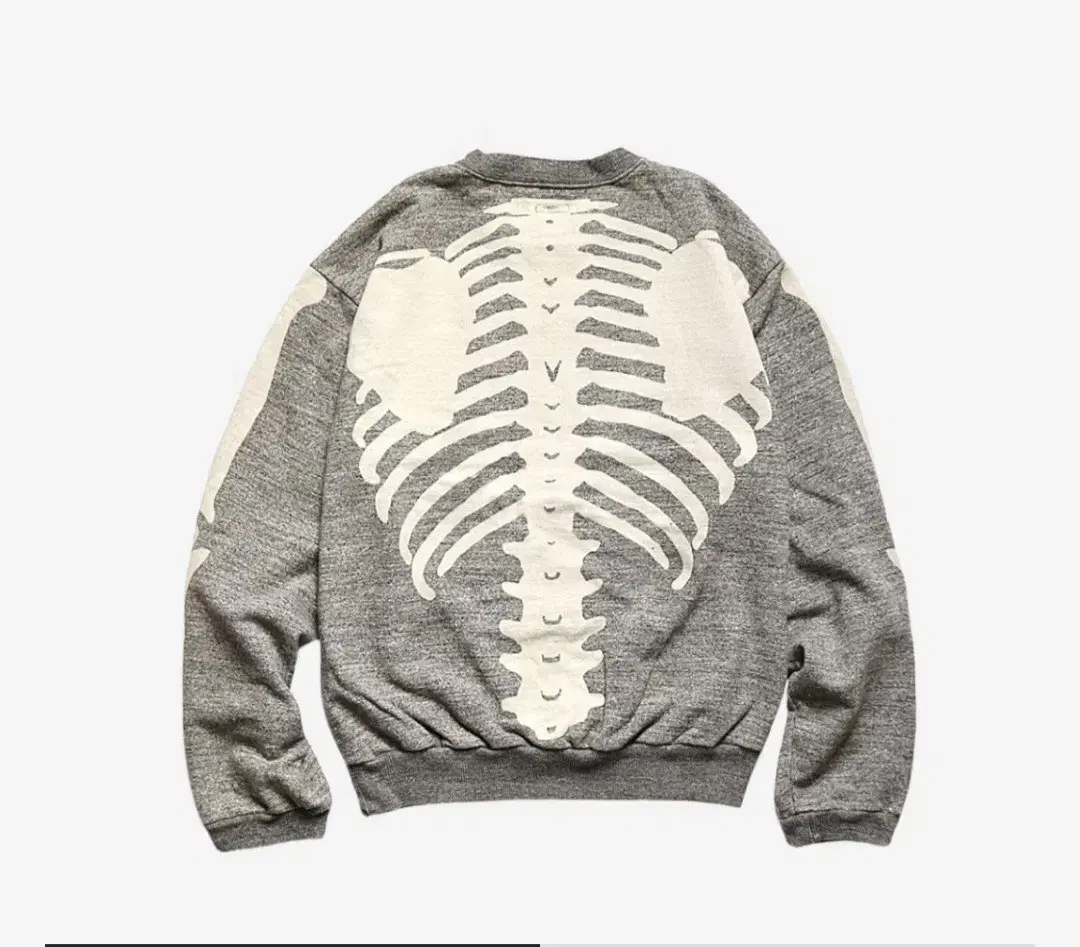 KAPITAL Capital Bone Sweatshirt 3 sizes gray