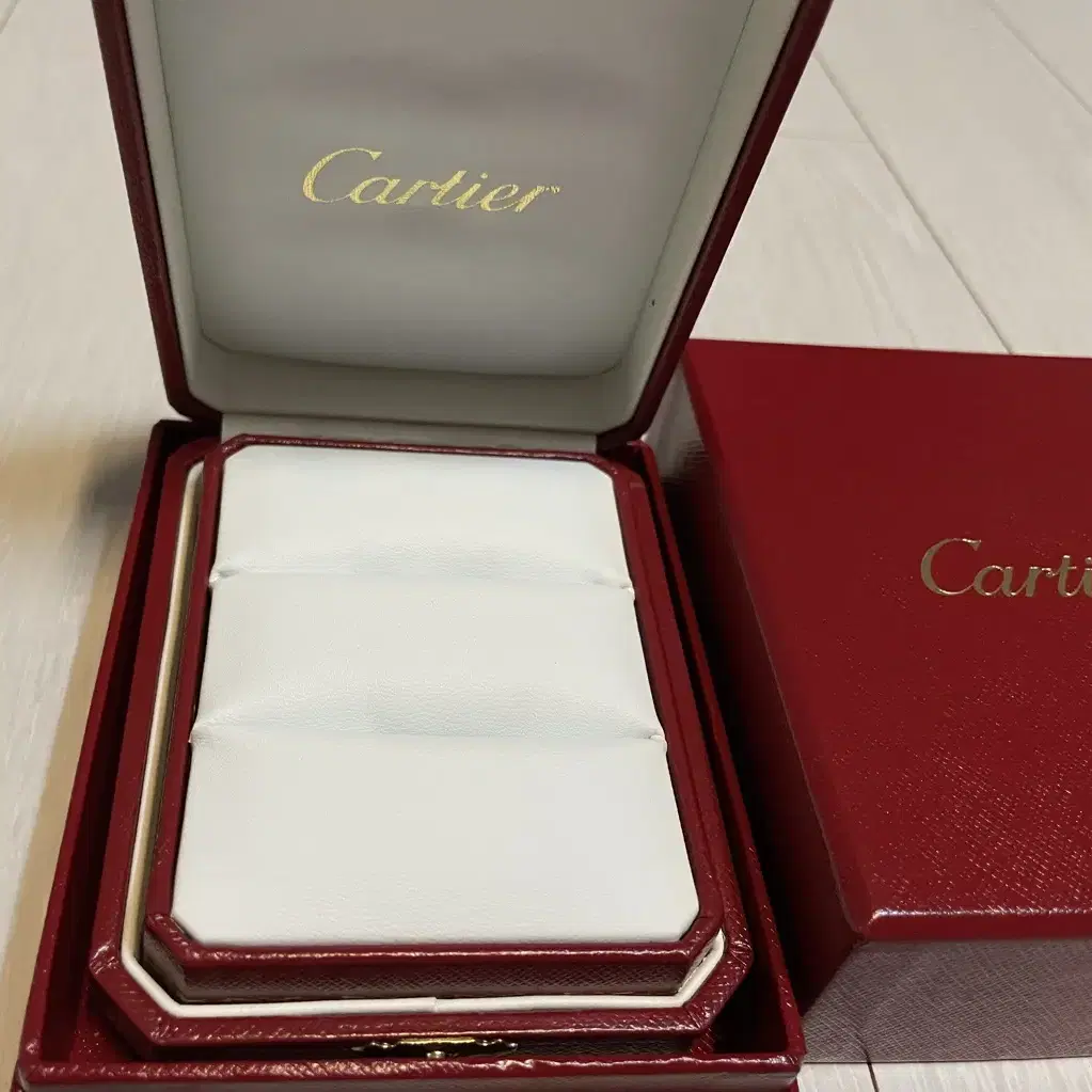 [Cartier]까르띠에 쥬얼리 반지(2구 수납용) 케이스 & 박스 판매