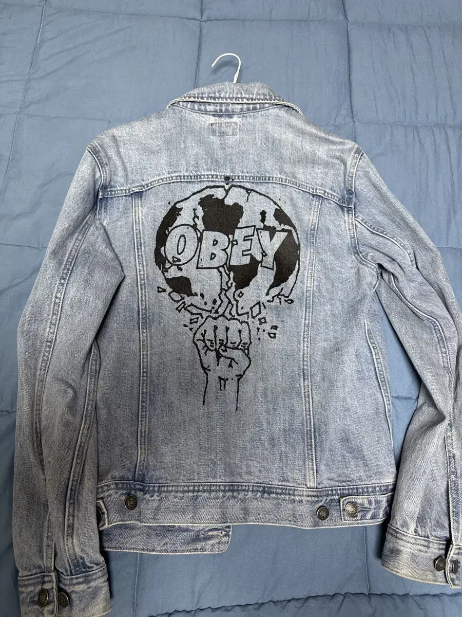 Obey jean jacket M size takpo 5,000 won