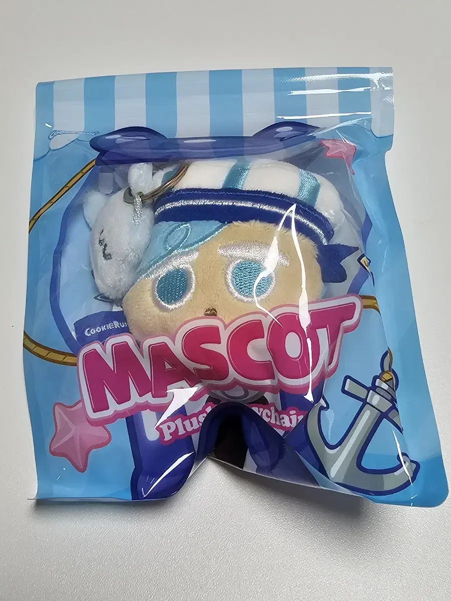 Mint flavored cookie keyring (Cookie Run mascot doll keyring)