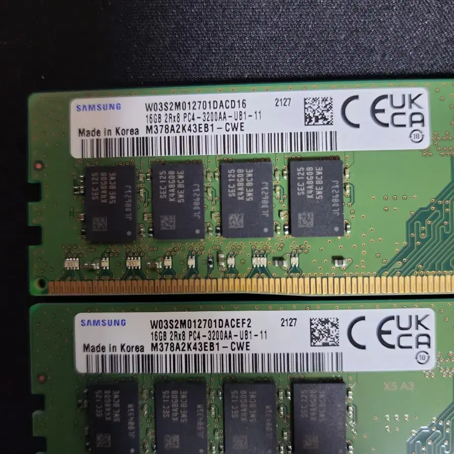 삼성 DDR4 3200AA 64GB(16GB 4개)