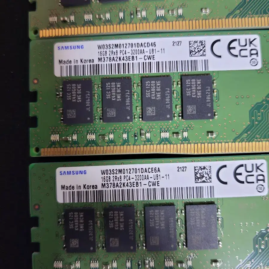 삼성 DDR4 3200AA 64GB(16GB 4개)