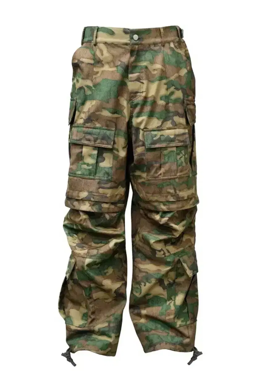 2) Paa Kai Papromwat Camo Pants Green 2 sizes