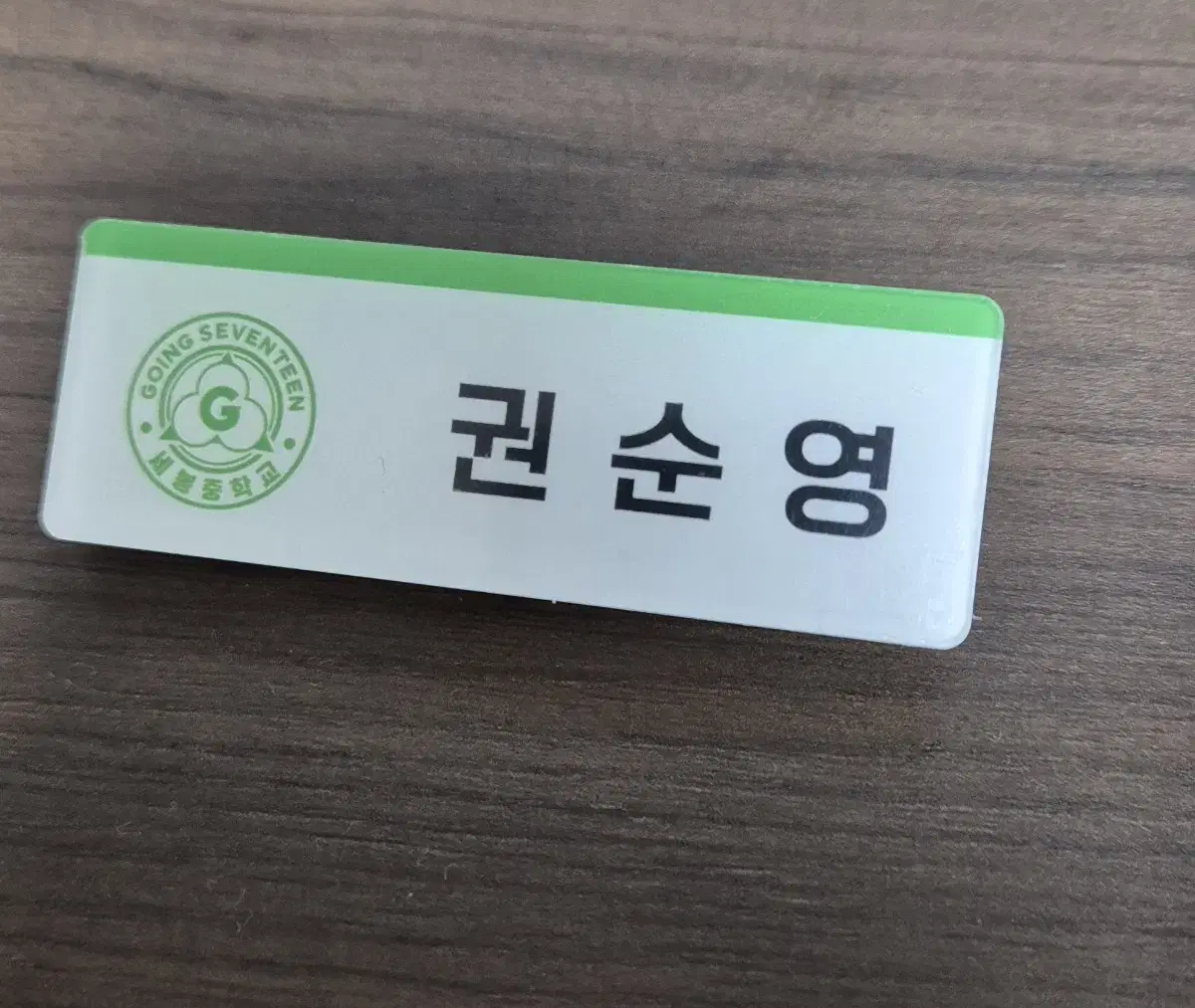 SVT hoshi WTS of name badges during sevong