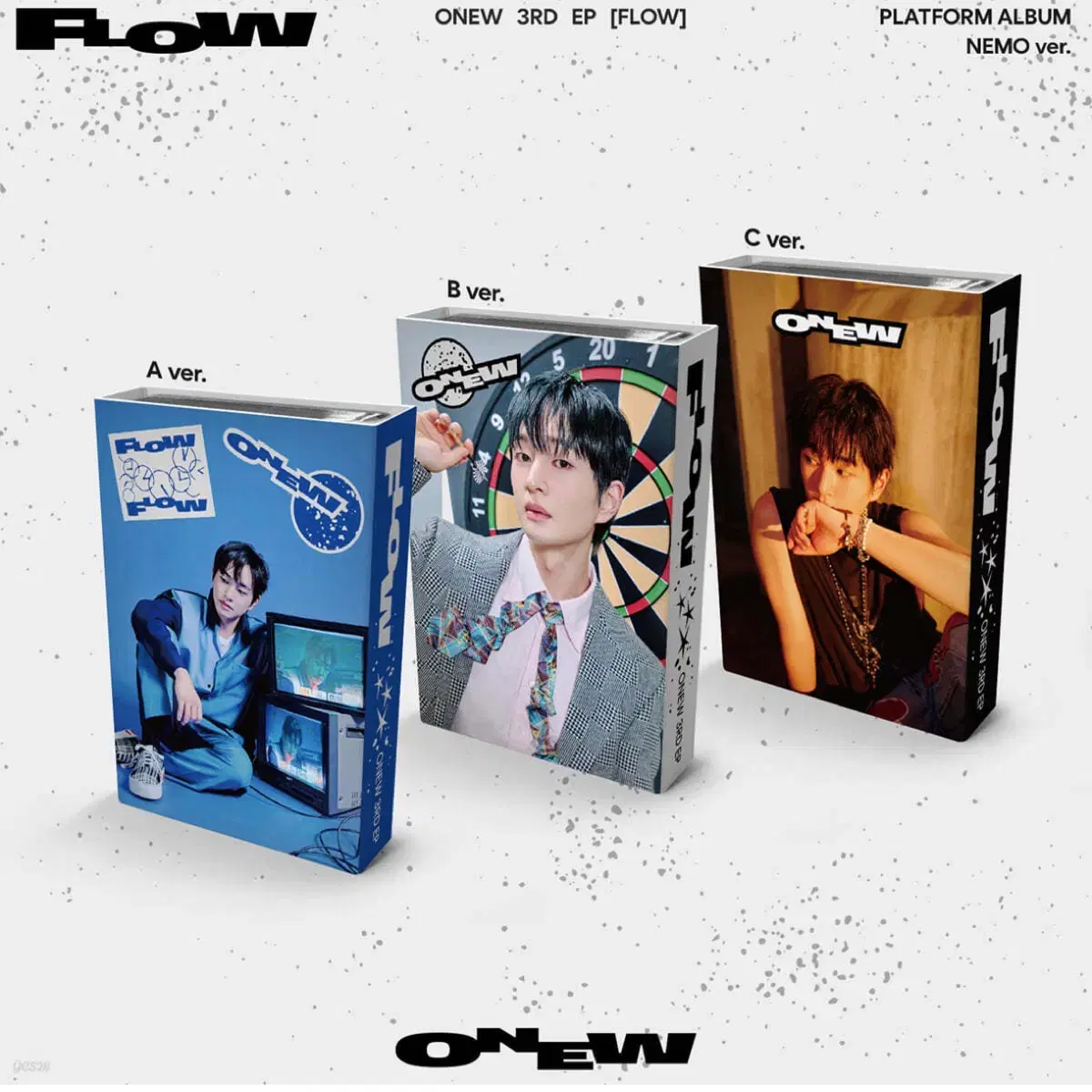 Onew FLOW sealed album unreleased photocard