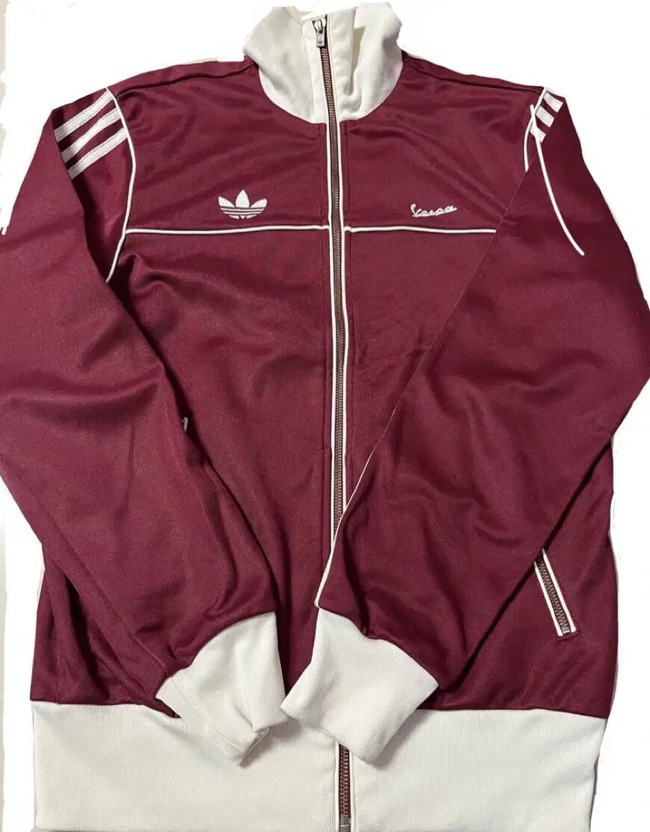 Adidas Vespa Burgundy Jersey 110 Tracktop Zip Up 2XL Training Wine