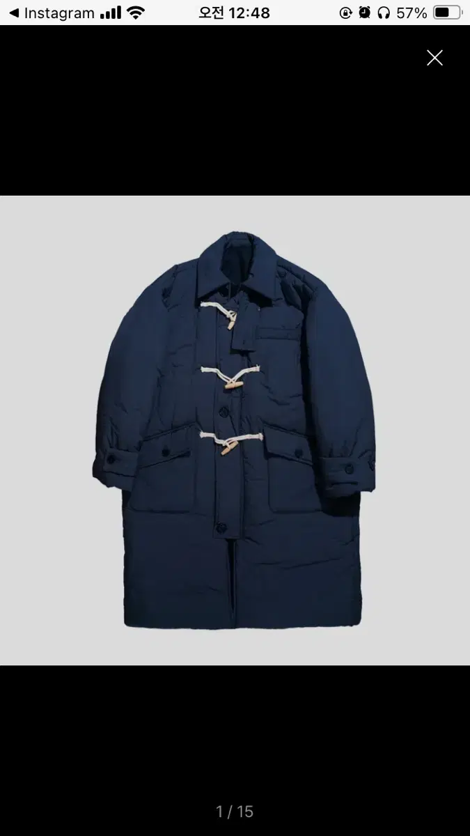 Non-Floor Morning Duffel Padded Coat