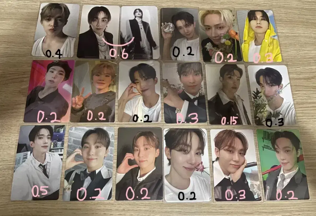 seventeen photocard sell me carat vahn disman ataka divergence