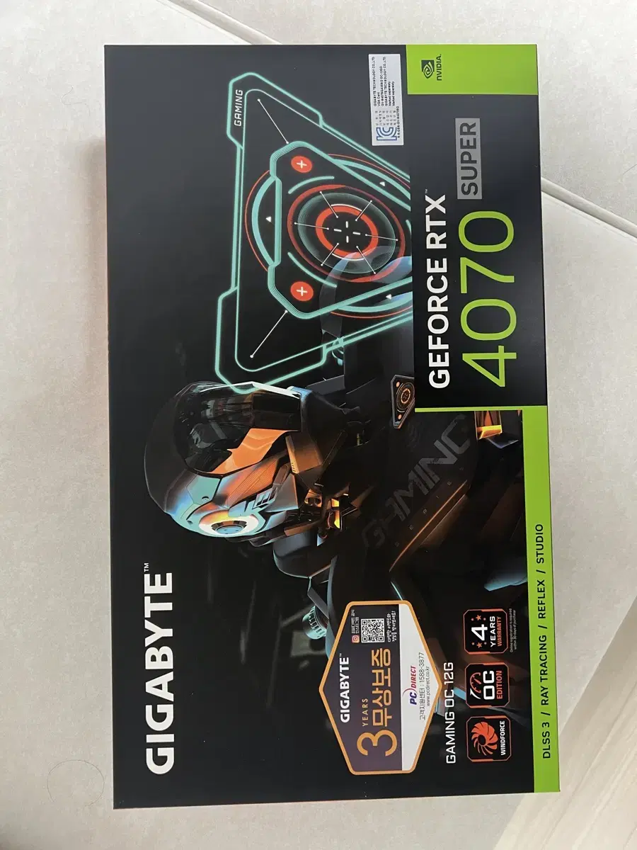 (미개봉) RTX 4070 super gaming oc 직거래 80만원