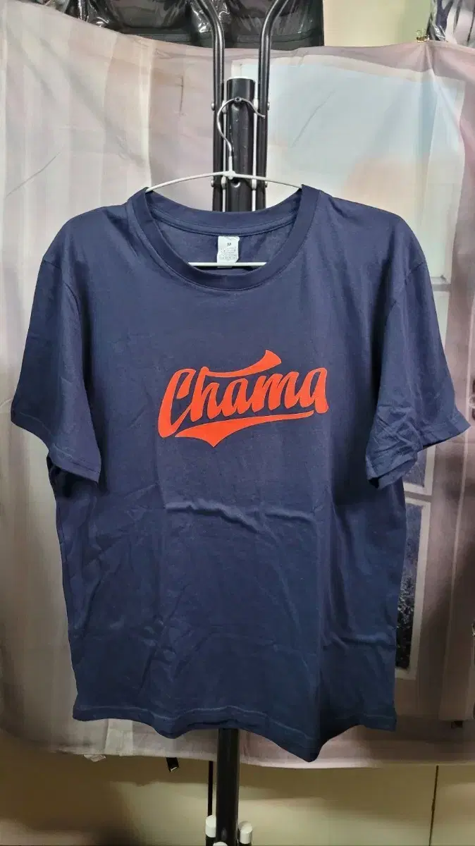 Newer)Shama Chama Alex "Shell" Pereira T-shirt Cotton100MNavy