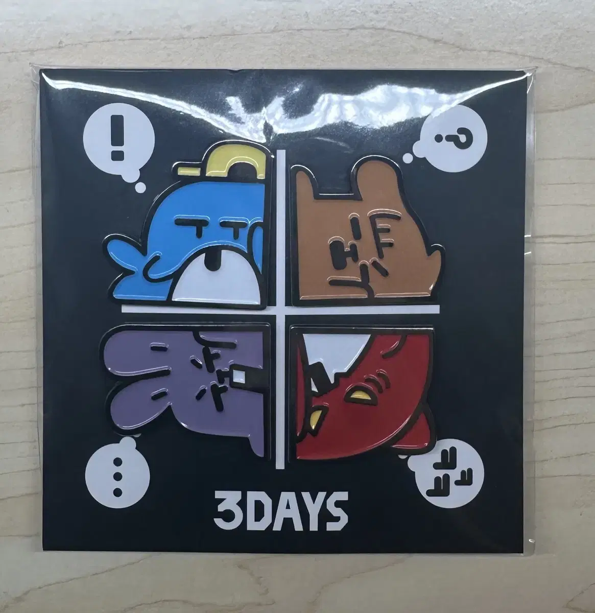 Sleepground sealed Sells Three Days Badges Useful suhyeon Duct Tape Rader