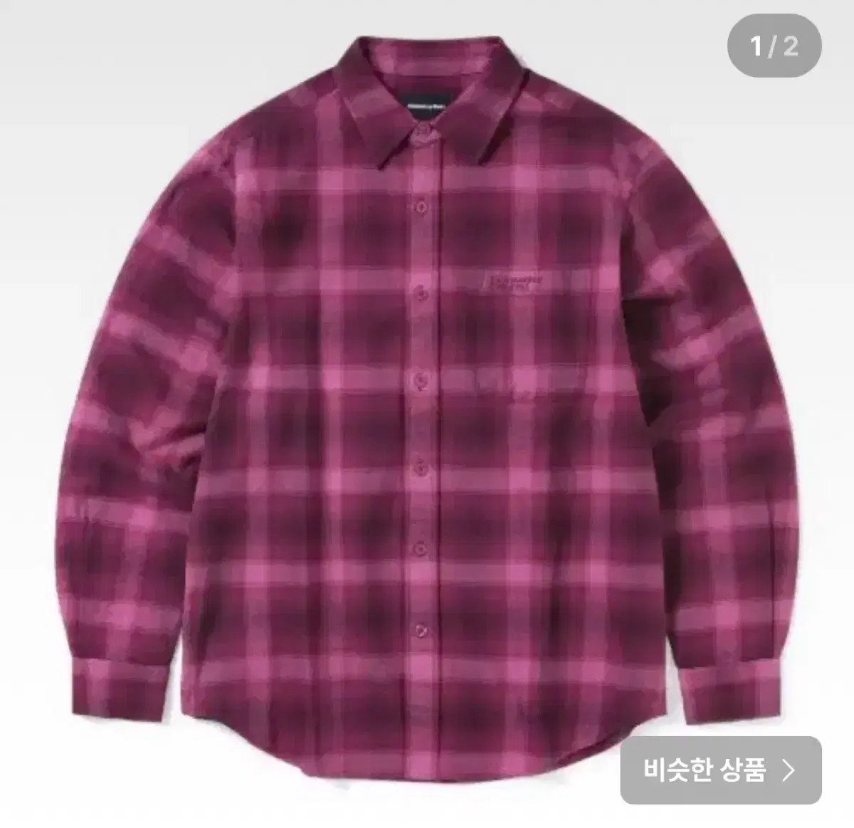 Dinedat Flannel Shirt PINK Large