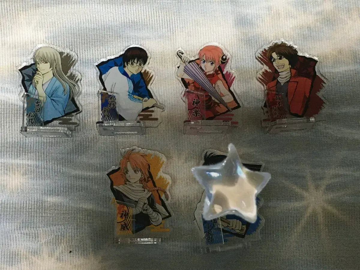 Gintama FiguresAcrylic Shoyo Shinpachi Kagura Sakamoto Kamui