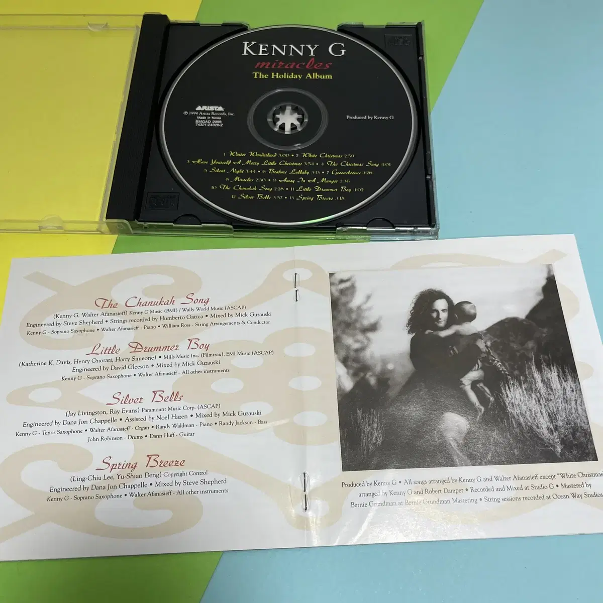 [중고음반/CD] Kenny G 케니지 miracles 미라클