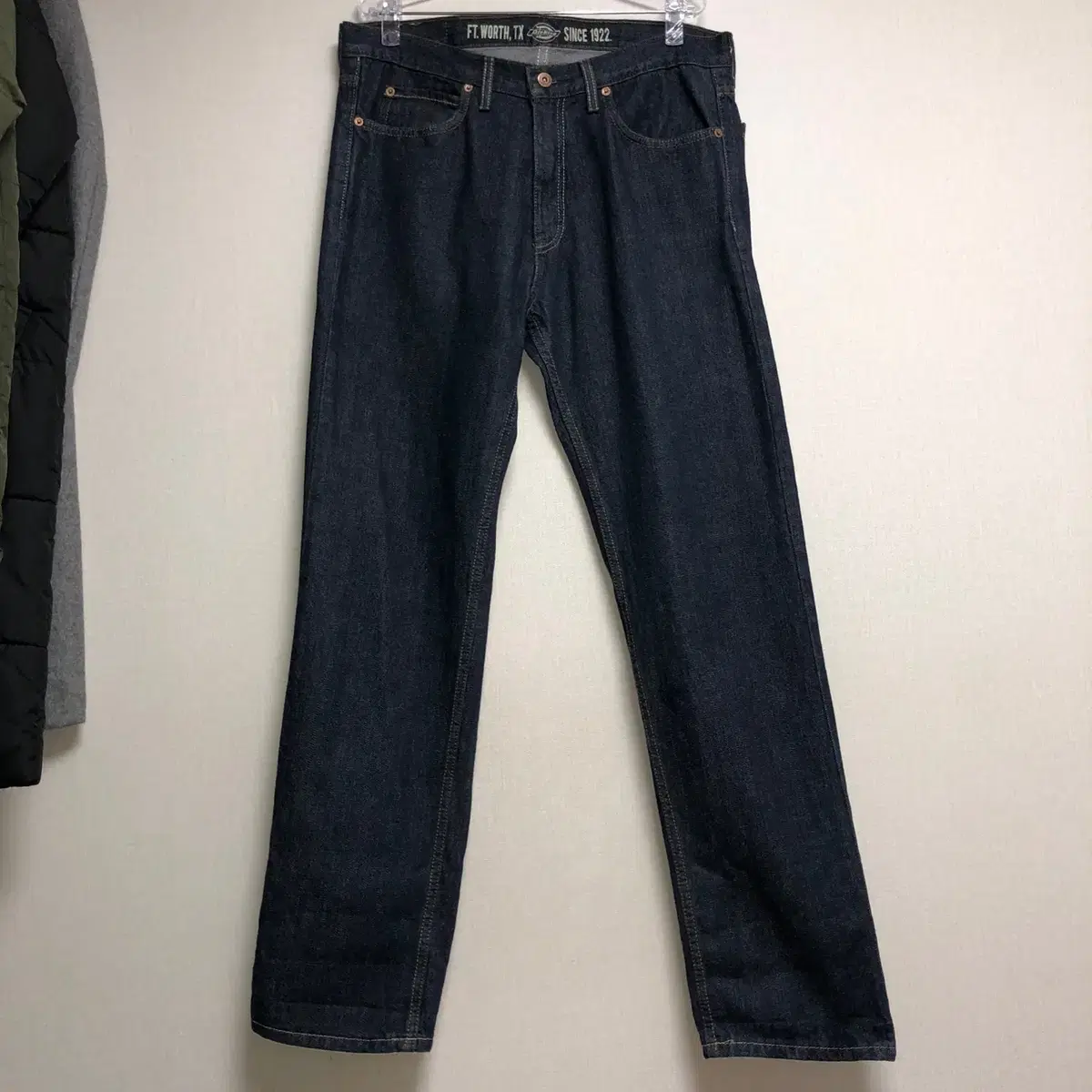 Dickies 슬림핏 데님 팬츠 (34/32, Slim Fit)