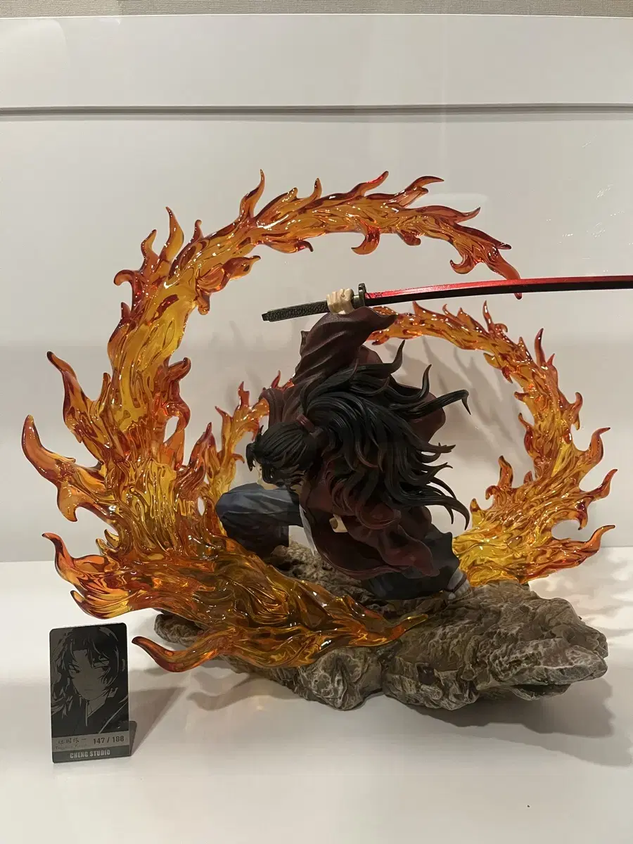 Demon Slayer Blade JaxDou Yoriiichi Kokushibo Resin Statues