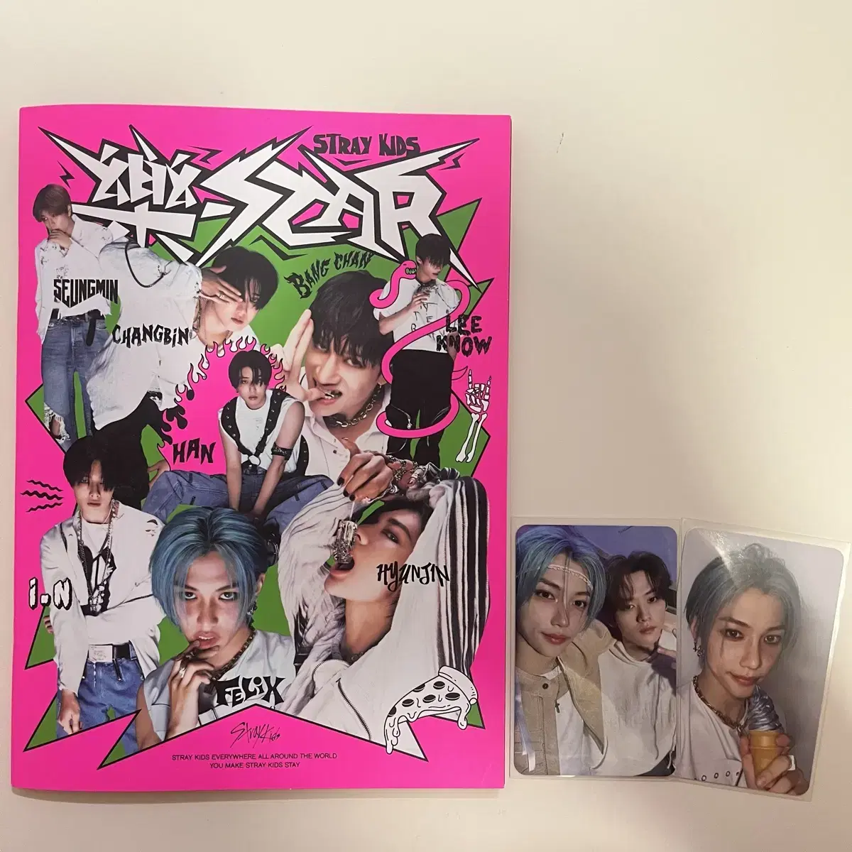 Straykids skz Rockstar Headliners album felix photocard WTS