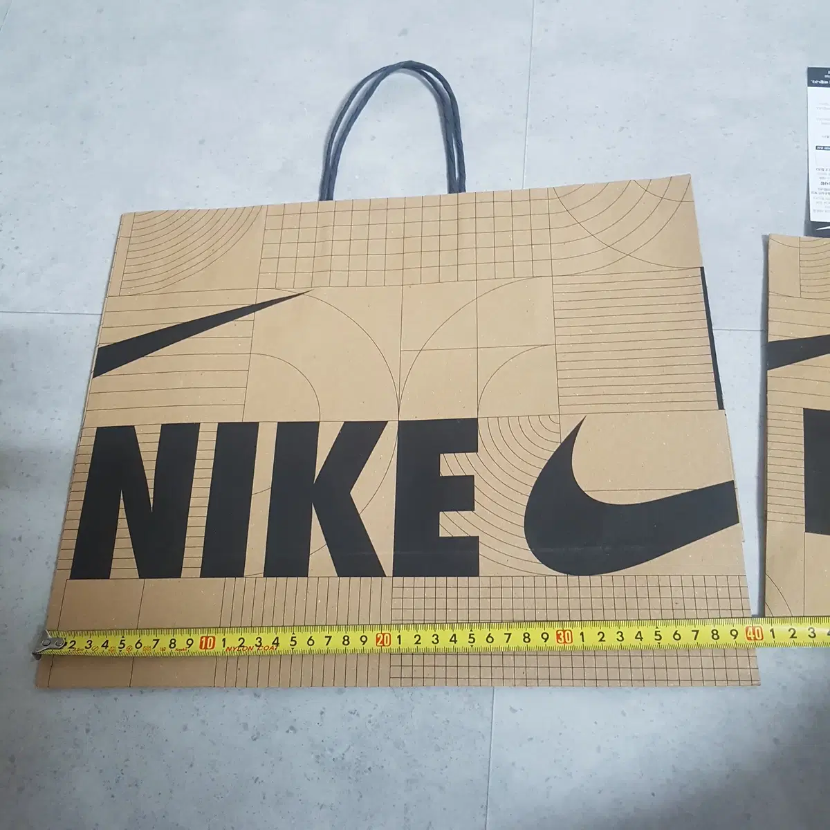 쇼핑백 종이 가방 NIKE 나이키 (2종) 가로 40 세로 33