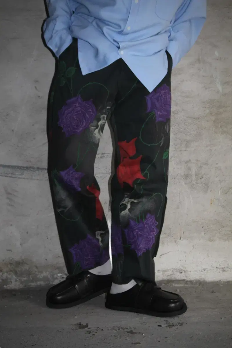 Yohji Yamamoto SS18 Black Scandal Skull Trousers