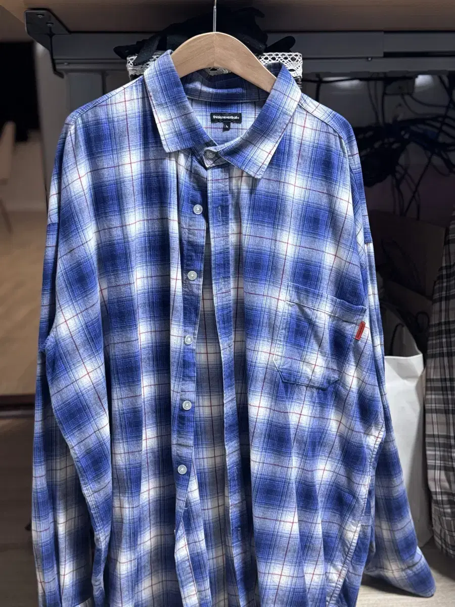 [L] This Is Never That Check Shirt