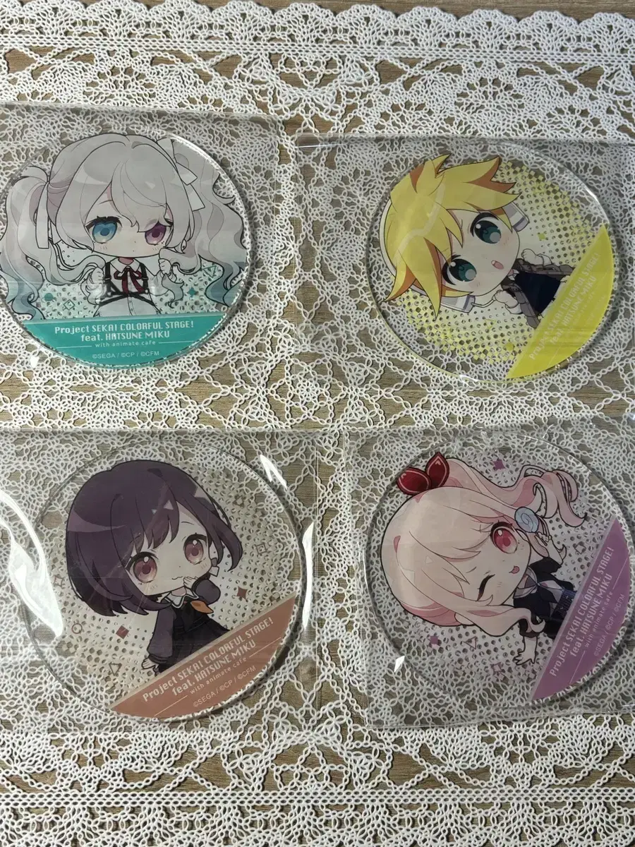 Pseka Animate Cafe acrylic Coaster