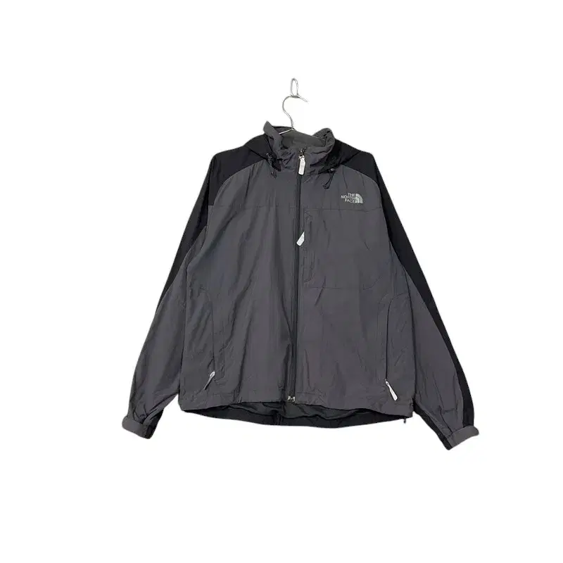 [The North Face] Gray Logo Overfit Windbreaker M