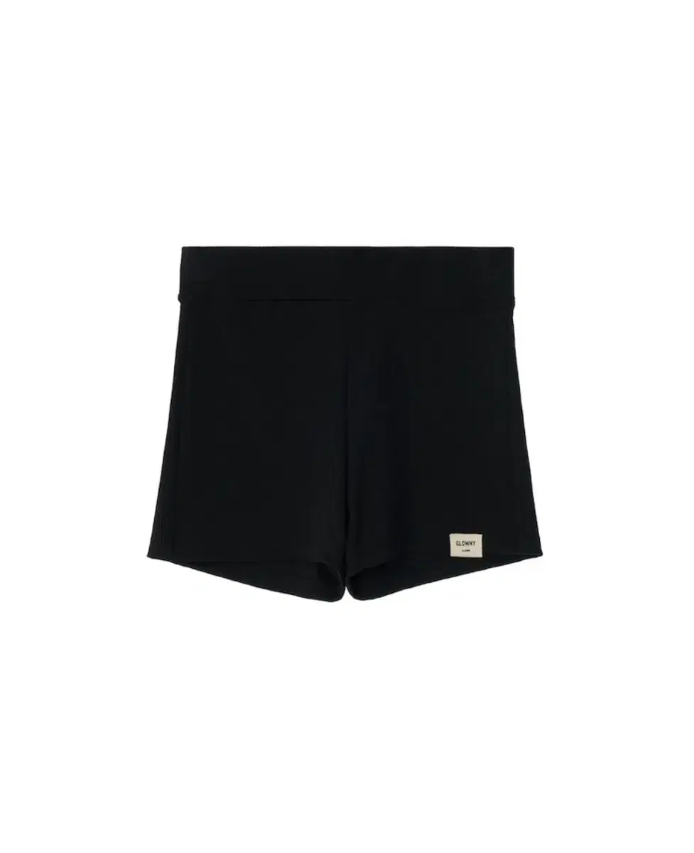 글로니 glowny 클래식 립 쇼츠 팬츠 블랙 RIB SHORTS