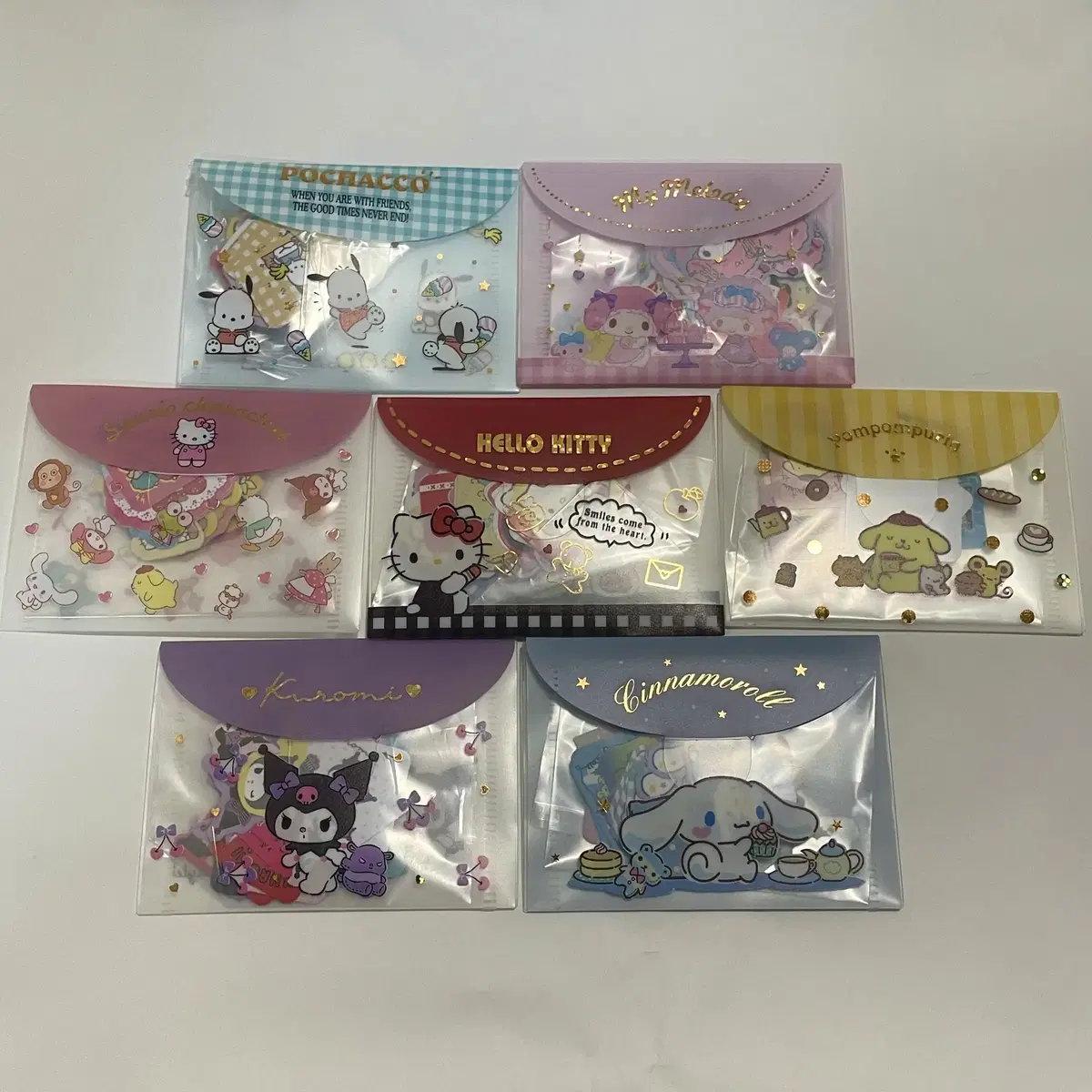 Sanrio Waterproof Sculpture Sticker Pack (Japan Original)