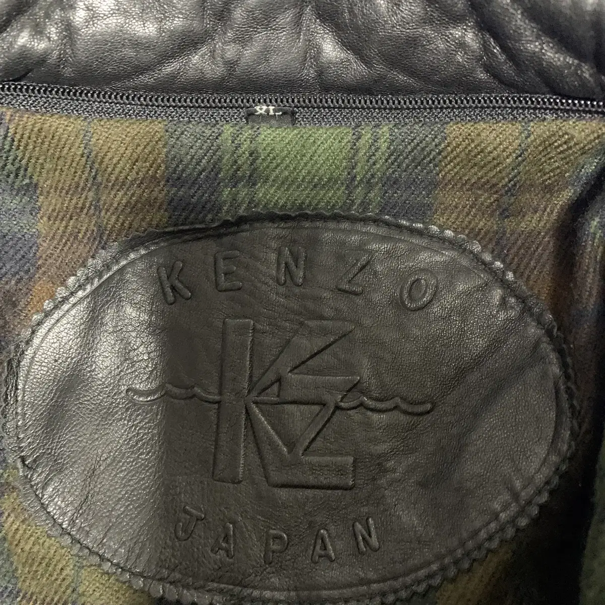 XL) Kenzo japan 겐조재팬 빈티지 양가죽 점퍼