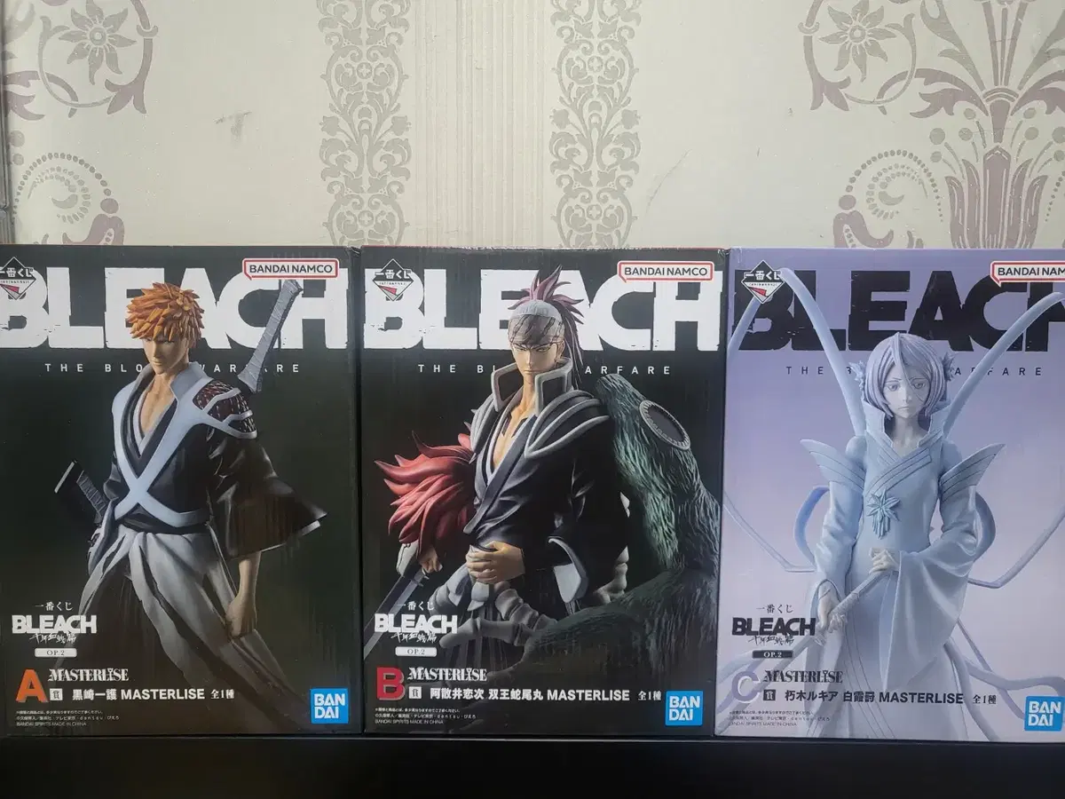 Bleach First Lottery Millennium Blood OP.2 A,B,C Set (Unsealed)