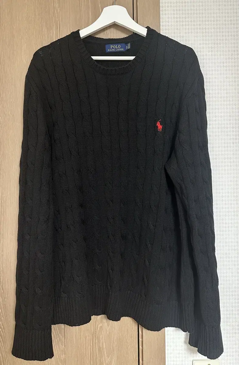 Polo Black Knit XL