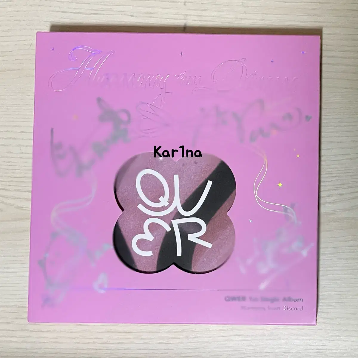 QWER sign album Win wts Discord Autographed Merchandise photocard Photo Card