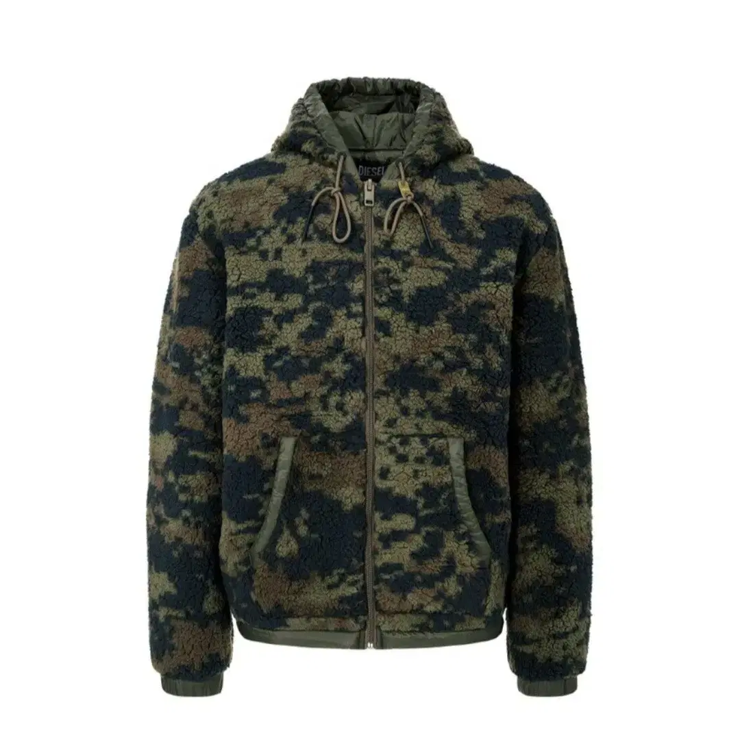 Diesel Camouflage Pattern Teddy Jacket