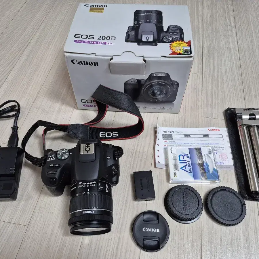 A급 캐논 EOS 200D 와 18-55렌즈 세트